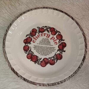 Cherry Pie Decorative Plate